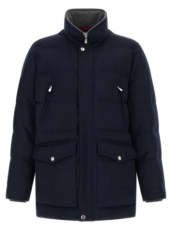  브루넬로 쿠치넬리 코트 LDMM4701823CYG13 NAVY - BRUNELLO CUCINELLI