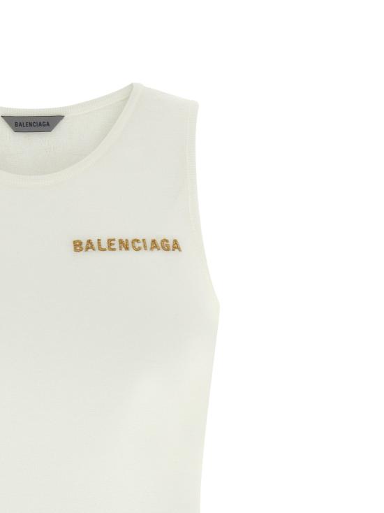  발렌시아가 민소매 티셔츠 LDA000JDT34659000 WHITE - BALENCIAGA
