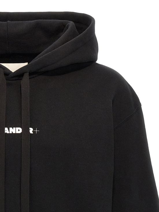  질샌더 후드 티셔츠 LDJ47GU0129J20039001 BLACK - JIL SANDER