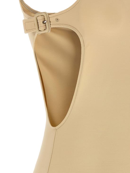  쿠레쥬 탑 LD126JMB055PA00431068 BEIGE - COURREGES