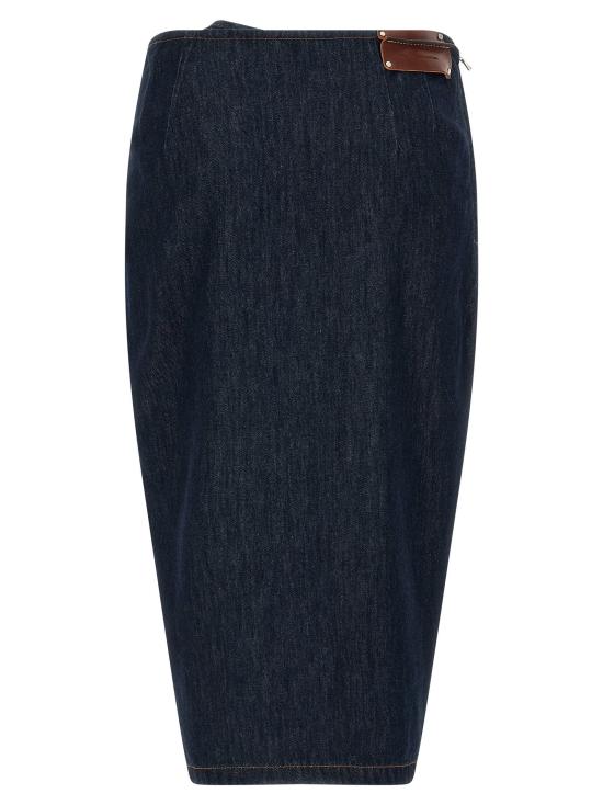  드리스 반 노튼 스커트 LD2621308064401507 NAVY - DRIES VAN NOTEN