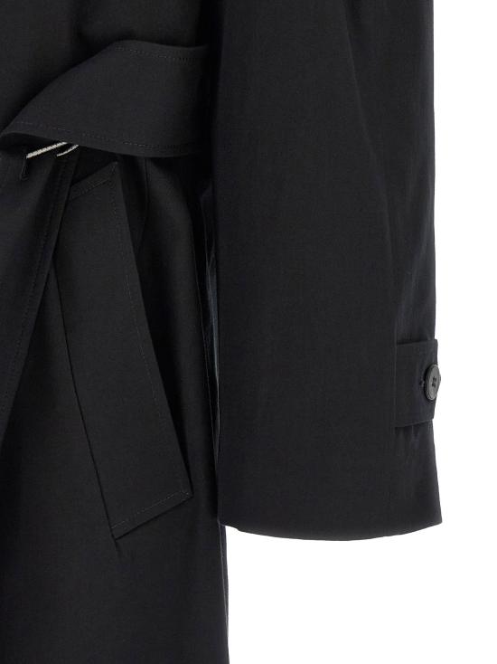  마리아노 트렌치 코트 LDMGSS26TC010126086 BLACK - MAGLIANO