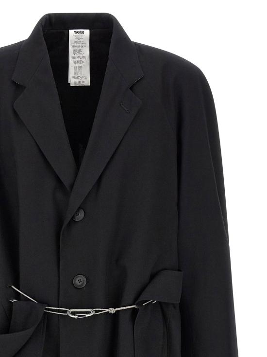  마리아노 트렌치 코트 LDMGSS26TC010126086 BLACK - MAGLIANO