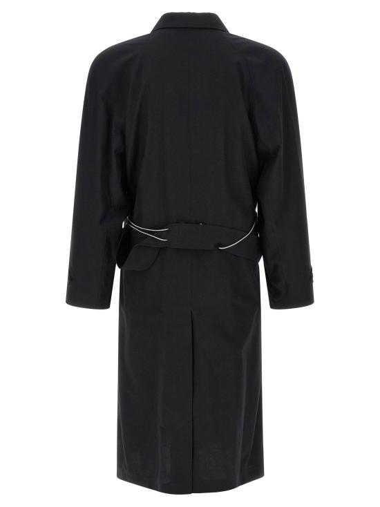  마리아노 트렌치 코트 LDMGSS26TC010126086 BLACK - MAGLIANO