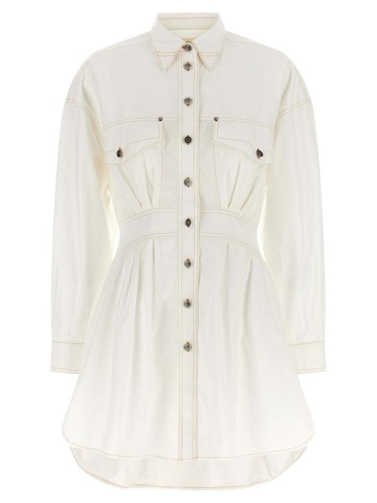  베르사체 원피스 LD10258151A183961W010 WHITE