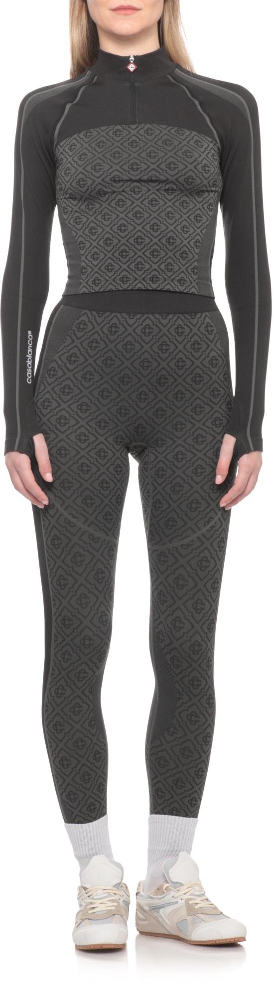 26FW 카사블랑카 베스트 WPF26ACT06801 BLACK - CASABLANCA