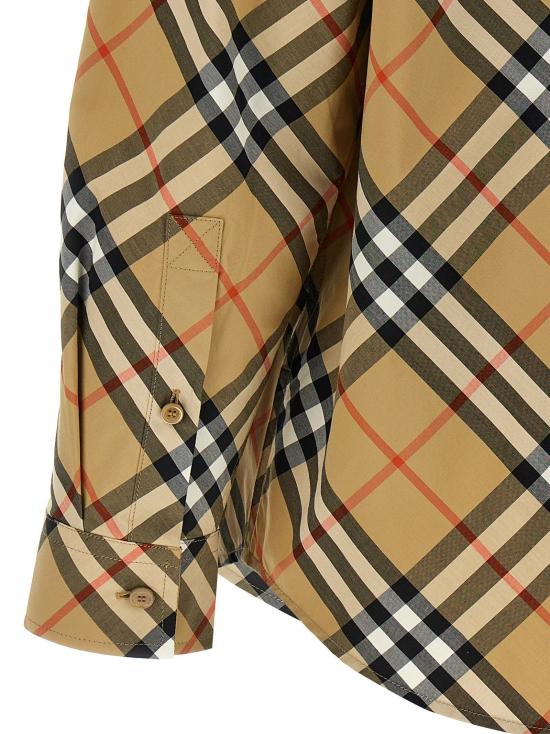  버버리 셔츠 LD8106164SANDIPCHECK BEIGE - BURBERRY