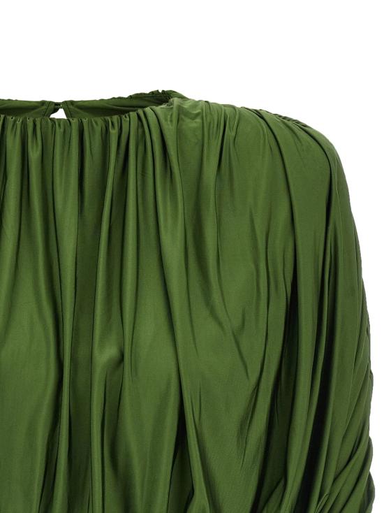  셀프 포트레이트 블라우스 LDAW26009TAGGREEN OLIVE GREEN - SELF PORTRAIT