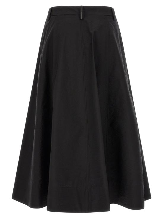  브루넬로 쿠치넬리 스커트 LDM0F79G3951C101 BLACK - BRUNELLO CUCINELLI