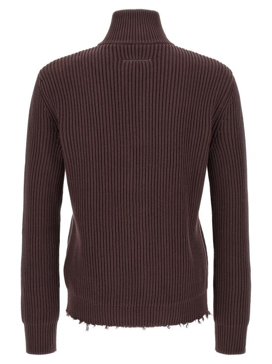  MM6 메종마르지엘라 스웨터 LDSH0AM0021M13039144 BROWN - MM6 MAISON MARGIELA