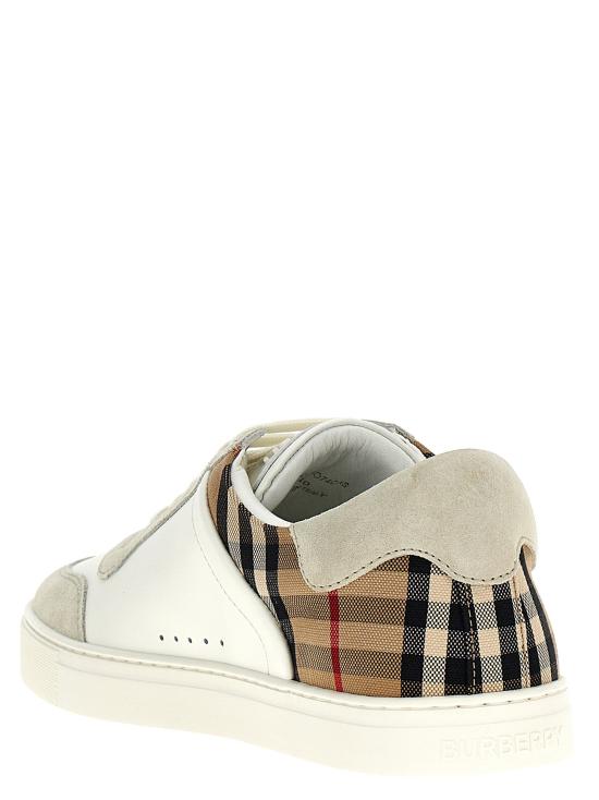 버버리 스니커즈 LD8069089NTWHTARBEIGEIPCHK CREAM - BURBERRY