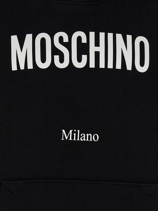  모스키노 후드 티셔츠 LDA170852281555 BLACK - MOSCHINO
