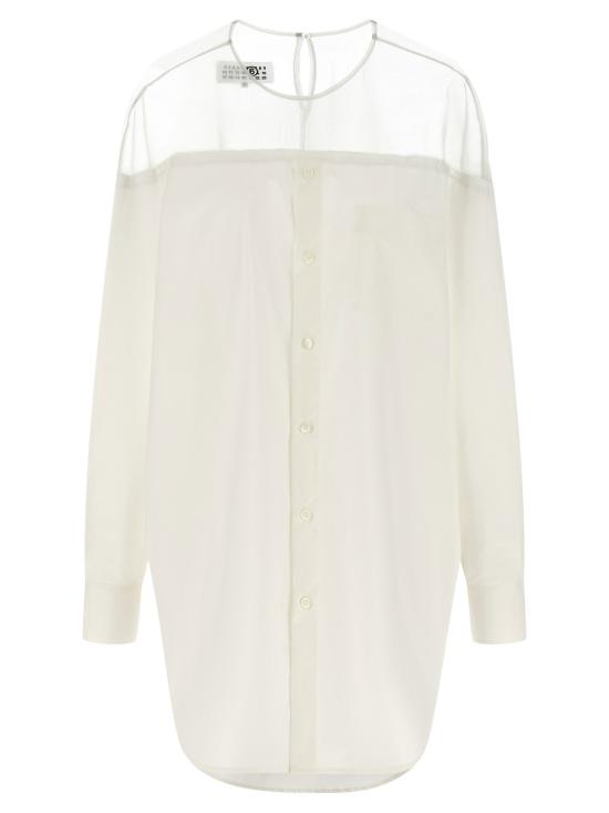 MM6 메종마르지엘라 셔츠 LDS62NH0053M35256101 WHITE