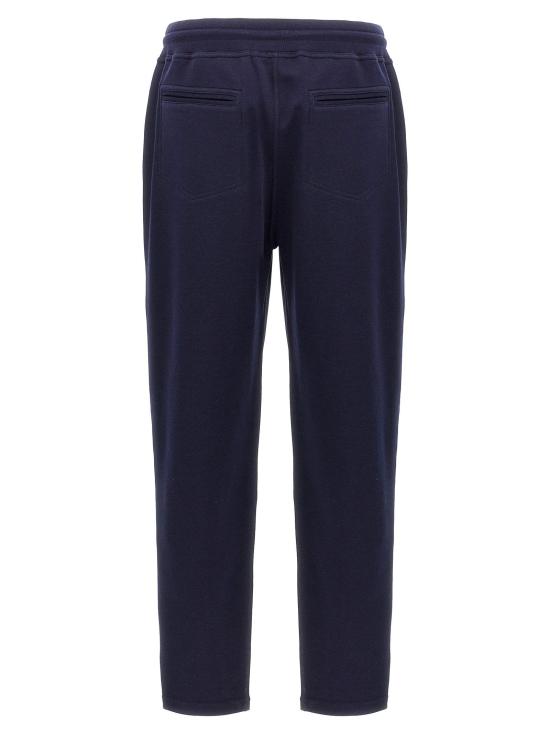  브루넬로 쿠치넬리 트레이닝/조거 팬츠 LDMM8313243GC1265 NAVY - BRUNELLO CUCINELLI