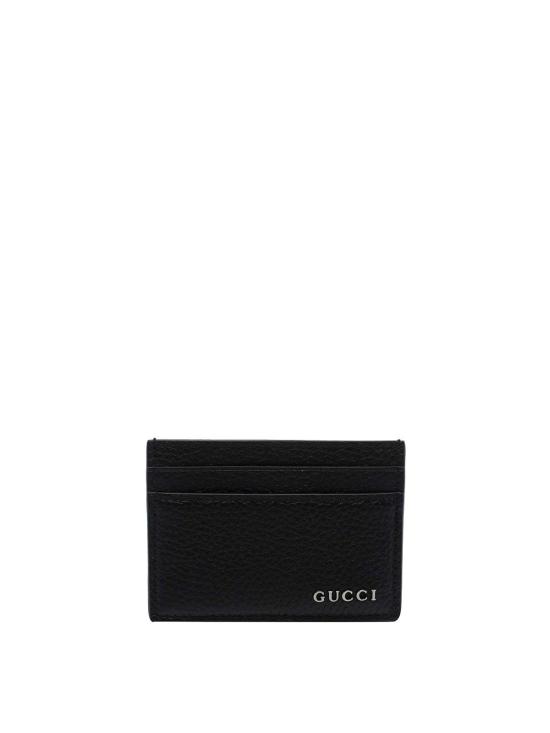 26FW 구찌 카드 케이스 로고 771157AABXM1000 BLACK