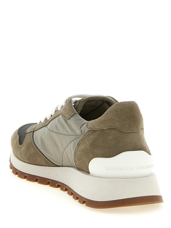  브루넬로 쿠치넬리 스니커즈 LDMZ47G1960C7550 GREEN - BRUNELLO CUCINELLI