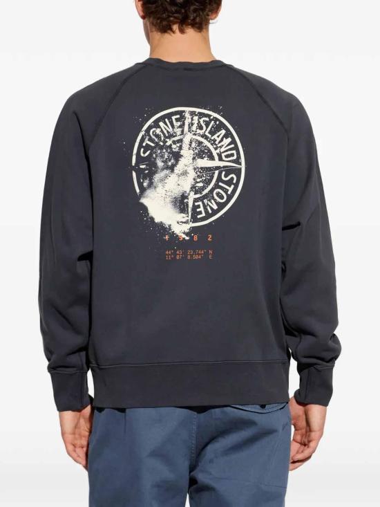 26FW 스톤 아일랜드 오가닉 코튼 플리스 오버사이즈핏 크루넥 스웨트셔츠 오가닉 코튼 플리스 오버사이즈핏 크루넥 스웨트셔츠 L2S156100008S0466V002A - STONE ISLAND