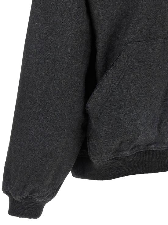  발렌시아가 후드 티셔츠 LD838688TSWB31140 CHARCOAL - BALENCIAGA