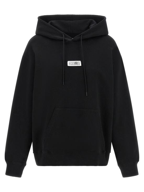  MM6 메종마르지엘라 후드 티셔츠 LDS52GU0263M25025900 BLACK