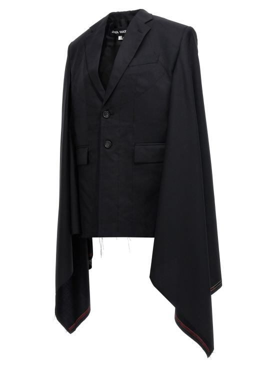  와타나베 준야 케이프 LDJKJ0030511 BLACK - JUNYA WATANABE