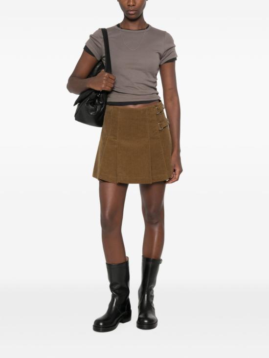  골든구스 스커트 GWP02744P00259620400 AI26 BROWN - GOLDEN GOOSE