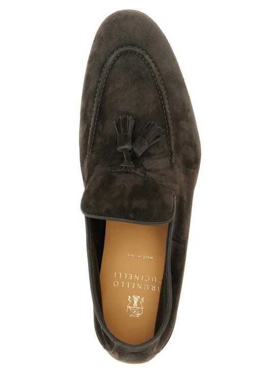  브루넬로 쿠치넬리 스니커즈 LDMZUCAHG731C8391 CHARCOAL - BRUNELLO CUCINELLI