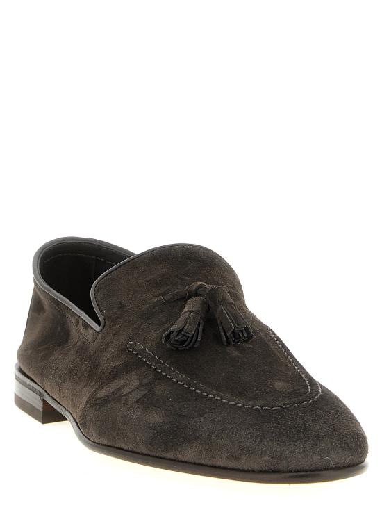  브루넬로 쿠치넬리 스니커즈 LDMZUCAHG731C8391 CHARCOAL - BRUNELLO CUCINELLI