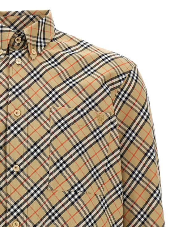  버버리 셔츠 LD8104072SANDIPCHECK BEIGE - BURBERRY