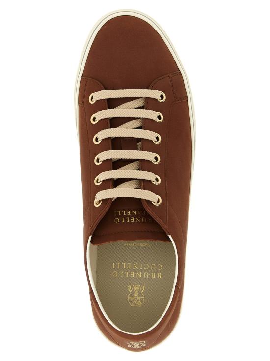  브루넬로 쿠치넬리 스니커즈 LDMZUSNUZ341C8207 BROWN - BRUNELLO CUCINELLI
