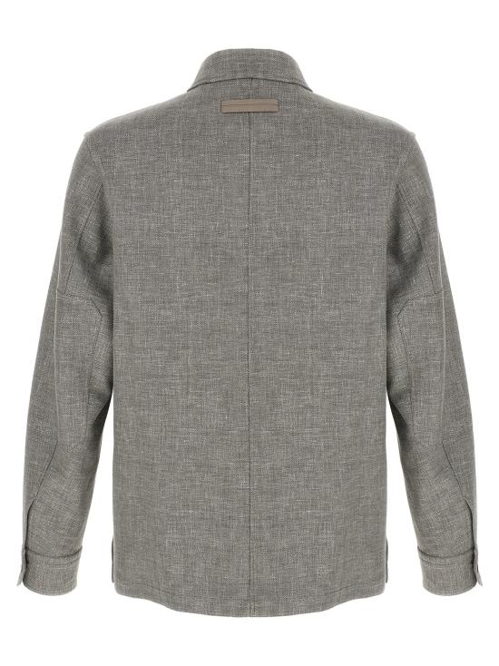  에르메네질도제냐 자켓 LDUHV22A3SOT6BN08262 GRAY - ERMENEGILDO ZEGNA