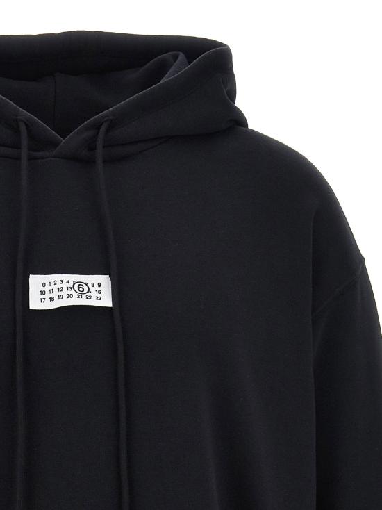  MM6 메종마르지엘라 후드 티셔츠 LDSH0GU0033M25025900 BLACK - MM6 MAISON MARGIELA