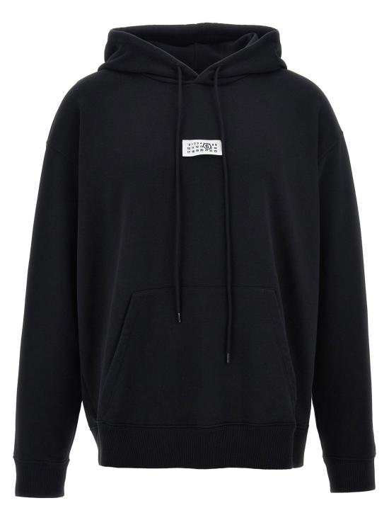  MM6 메종마르지엘라 후드 티셔츠 LDSH0GU0033M25025900 BLACK