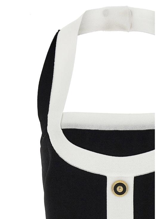  발망 점프수트 LDEF1R2390KH99EAB BLACK - BALMAIN