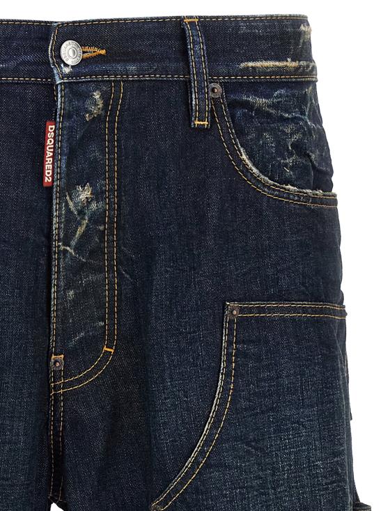  디스퀘어드2 데님 팬츠 LDS74LB1761D30011470 DARK BLUE - DSQUARED2