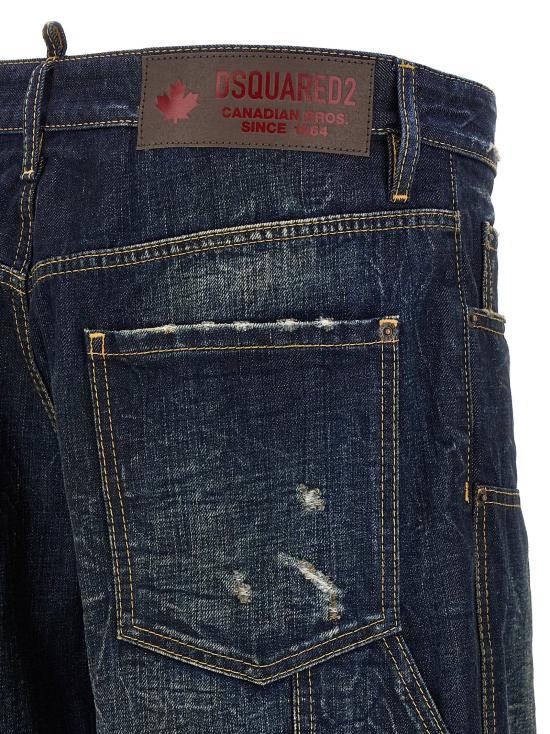  디스퀘어드2 데님 팬츠 LDS74LB1761D30011470 DARK BLUE - DSQUARED2
