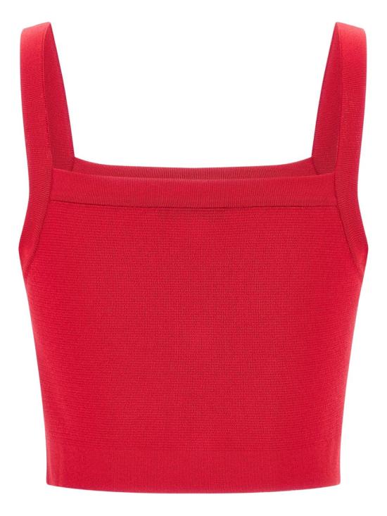  발망 민소매 티셔츠 GF1AA415KJ434PK P26 RED - BALMAIN