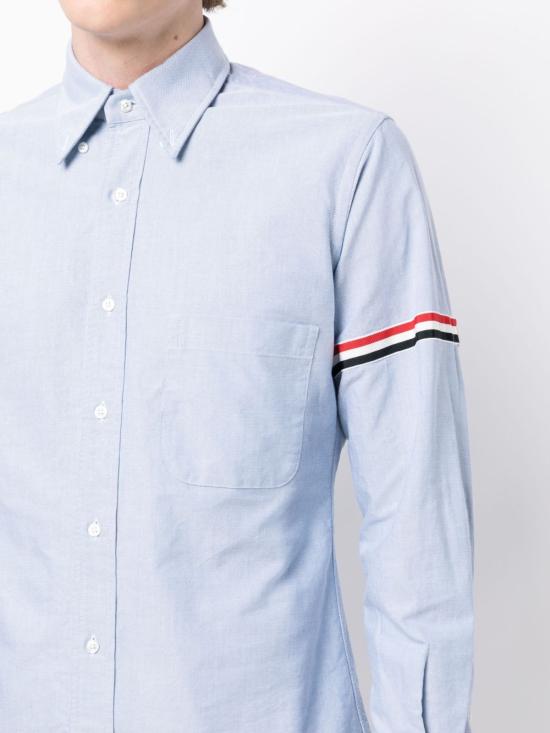  톰브라운 옥스포드 암밴드 클래식 셔츠 MWL150EF0313480 AI26 LIGHT BLUE - THOM BROWNE