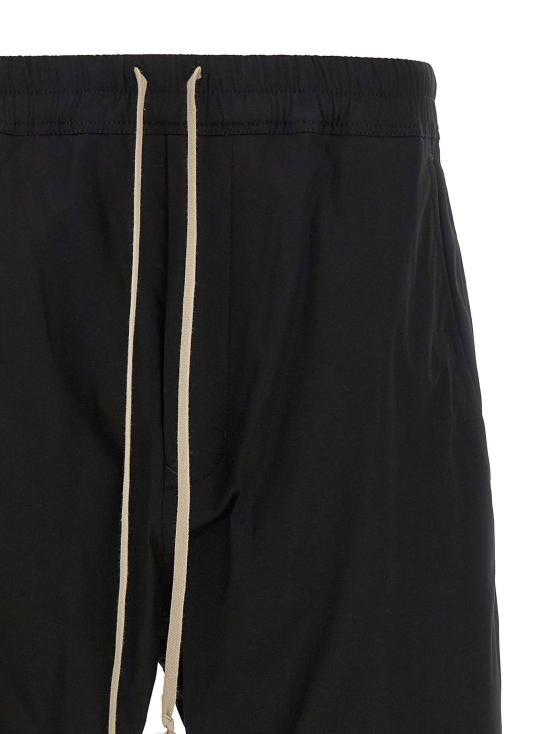  릭 오웬스 트레이닝/조거 팬츠 LDRU02F4331TE09 BLACK - RICK OWENS