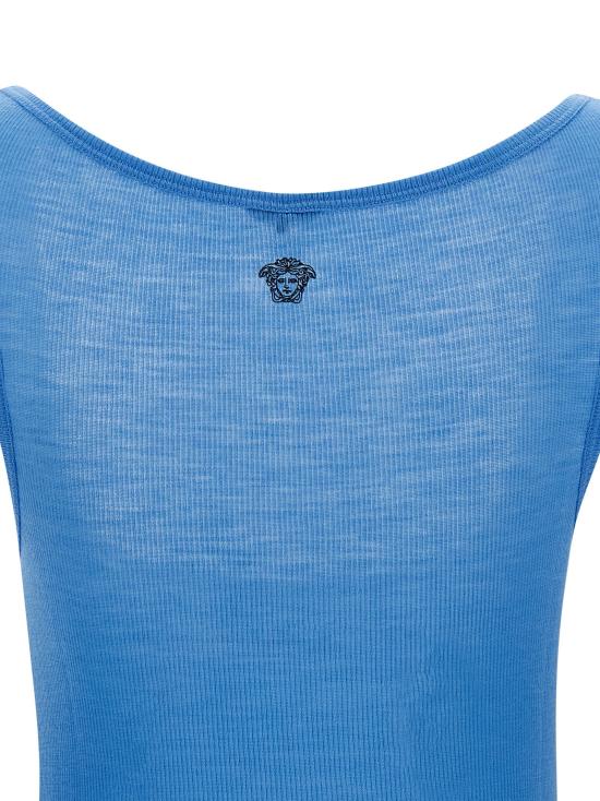  베르사체 민소매 티셔츠 LD10236981A175481V440 BLUE - VERSACE