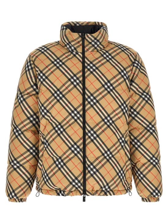  버버리 패딩 LD8131877SANDIPCHECK BEIGE - BURBERRY