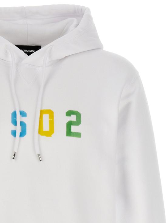  디스퀘어드2 후드 티셔츠 LDS74GU0729S25516100 WHITE - DSQUARED2
