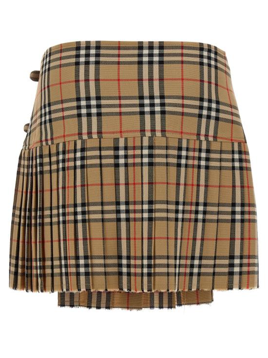  버버리 스커트 LD8025832ARCHIVEBEIGEIPCHK CAMEL - BURBERRY