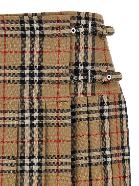  버버리 스커트 LD8025832ARCHIVEBEIGEIPCHK CAMEL - BURBERRY