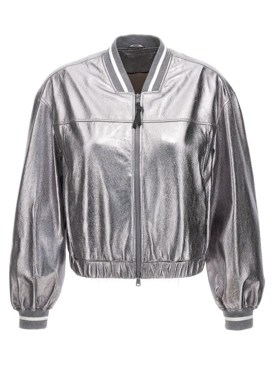  브루넬로 쿠치넬리 자켓 LDMPGAM2917C8755 SILVER