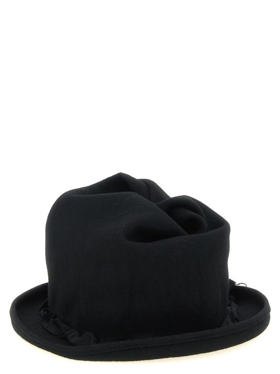  요지 야마모토 모자 LDHWH021613 BLACK - YOHJI YAMAMOTO