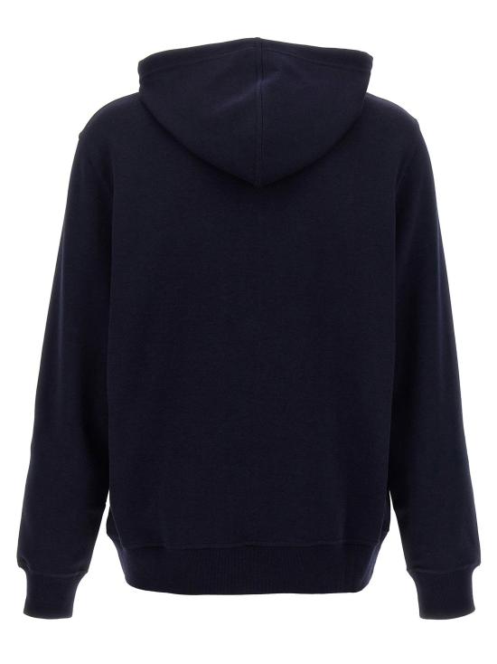  브루넬로 쿠치넬리 후드 티셔츠 LDMM8319069GC1265 NAVY - BRUNELLO CUCINELLI