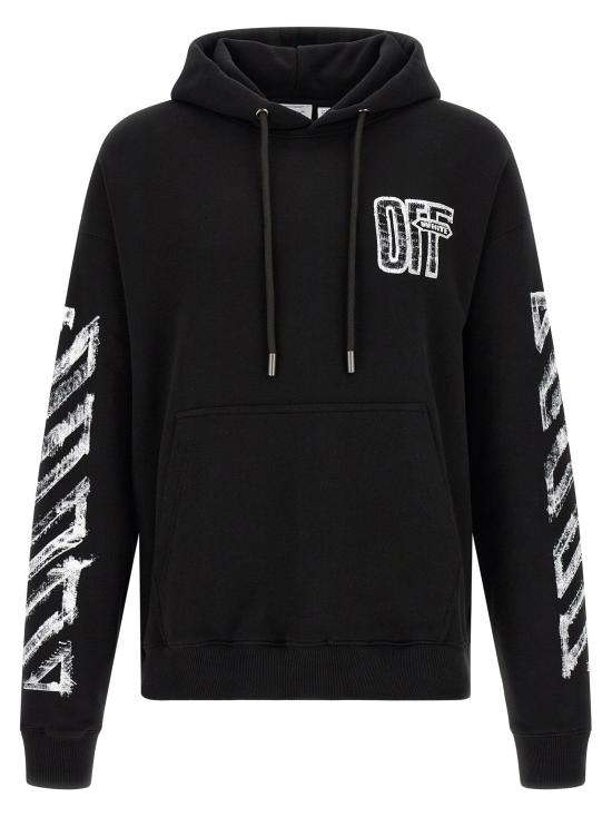  오프화이트 후드 티셔츠 LDOMBB085F26FLE00L00001001 BLACK