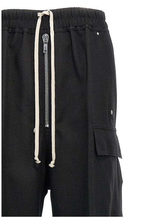  릭 오웬스 카고 팬츠 LDRP02F5327WT09 BLACK - RICK OWENS