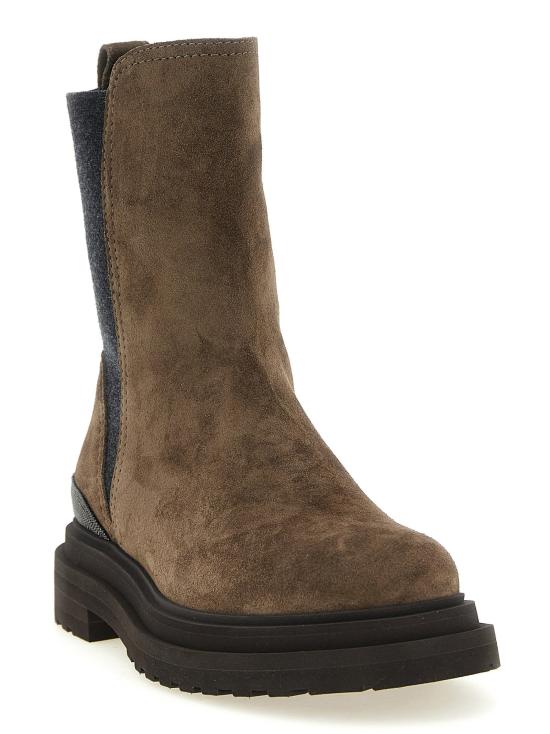  브루넬로 쿠치넬리 부츠 LDMZSFG3307PC8769 TAUPE - BRUNELLO CUCINELLI