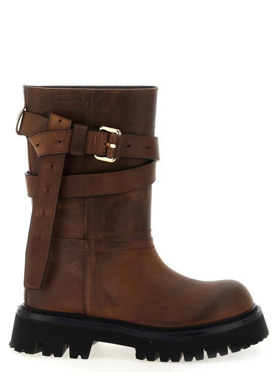  모스키노 부츠 LDMA26054G1NMG0208 BROWN